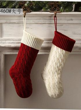 Color-coded Christmas decoration?tree stocking gift bag