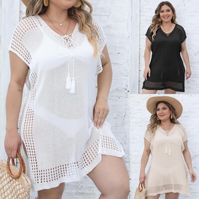 Large Size Women's Dress European And American Women's Deep