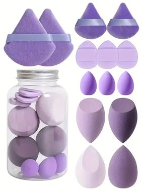 12/14Pcs Makeup Sponge Cosmetic Puff Foundation Sponges Blen