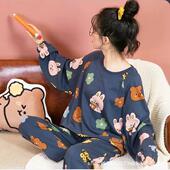 Women pyjamas Pijamas Nightwear Pajamas set ladies Loose