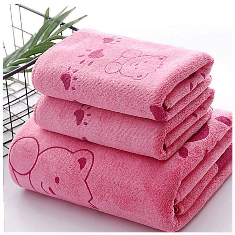 3PCS Shower Towels Bath Towel Men Women Towels Bathing Hotel