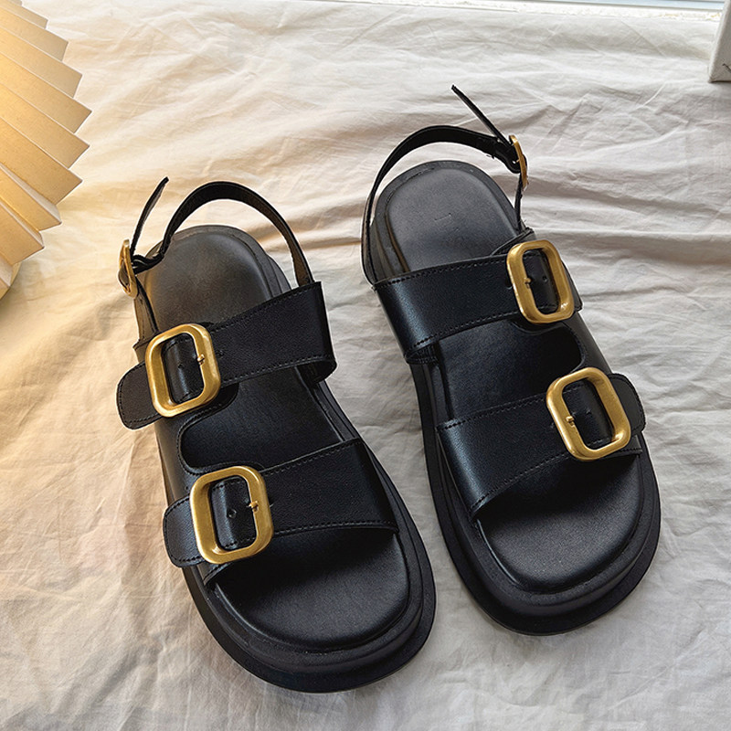 Gladiator Platform Women's Sandals 2023 Summer Women Flat Sa