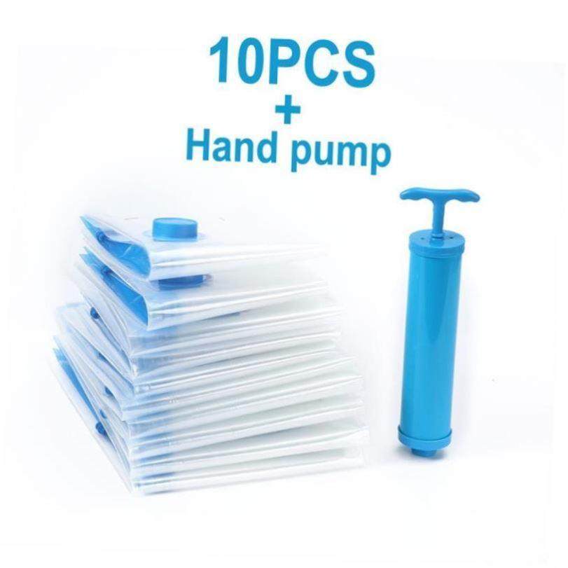 10PCS vacuum bag gift Electric pump vacuum storage bags