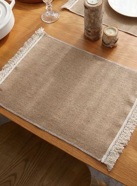 Vintage Placemats Soft Table Mats High Quality Natural Cotto