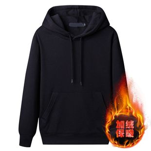 Men's Hoodies Pullover Classic Black Hoodie for Men Casu