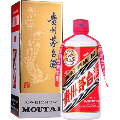 贵州飞天茅台500ml白酒单瓶