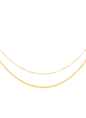 SundyHoney项链双链设计感S925银