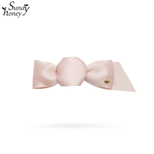 sundyhoney抓夹蝴蝶结高级粉抓夹