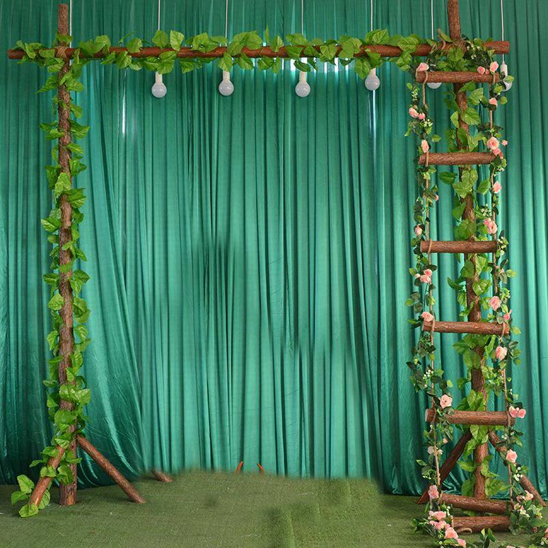 迎宾门幸福门美观木柱舞台酒店木架庭院木头结婚花门树桩门花木材