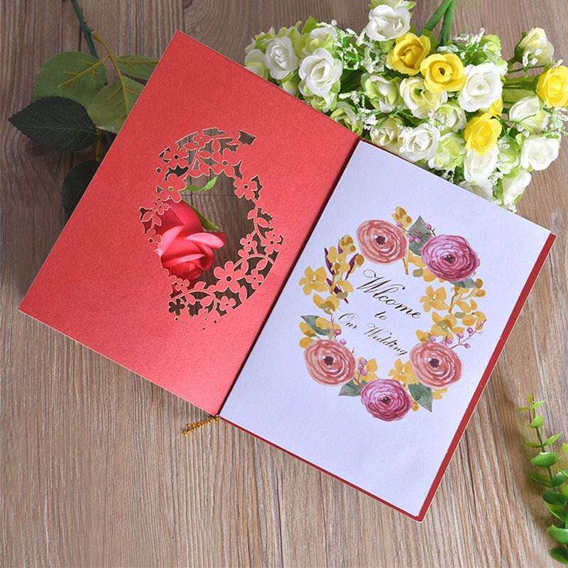 信韩邀请函喜帖家风封网ins款婚礼红请帖请柬新郎大全结婚用品.