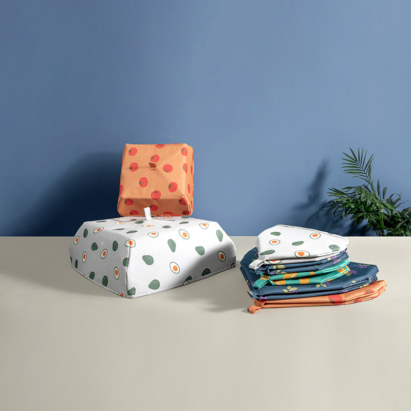 可折叠保温饭菜罩带铝箔食物保温罩防尘餐桌罩热菜保温盖保温罩抖