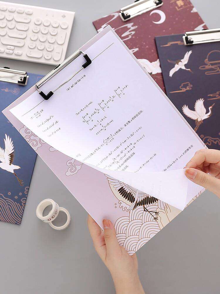 小学生家用桌面a4写字垫板夹板子写字写作业夹试卷ins风夹板可爱