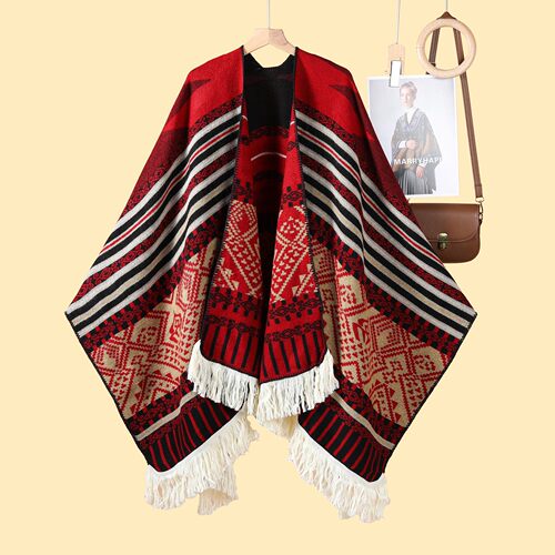 民族风旅行披肩女外搭