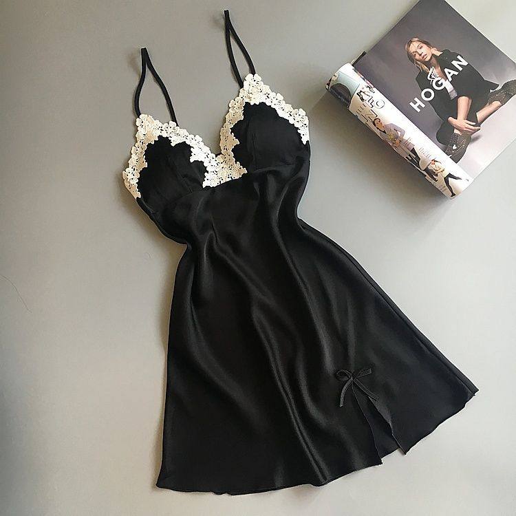 纯欲风带胸垫睡衣吊带睡裙女夏季矮个子短裙诱惑家居服慵懒风,女士内衣/男士内衣/家居服,睡袍/浴袍,淘宝优惠券,粉丝福利购,淘宝优惠卷