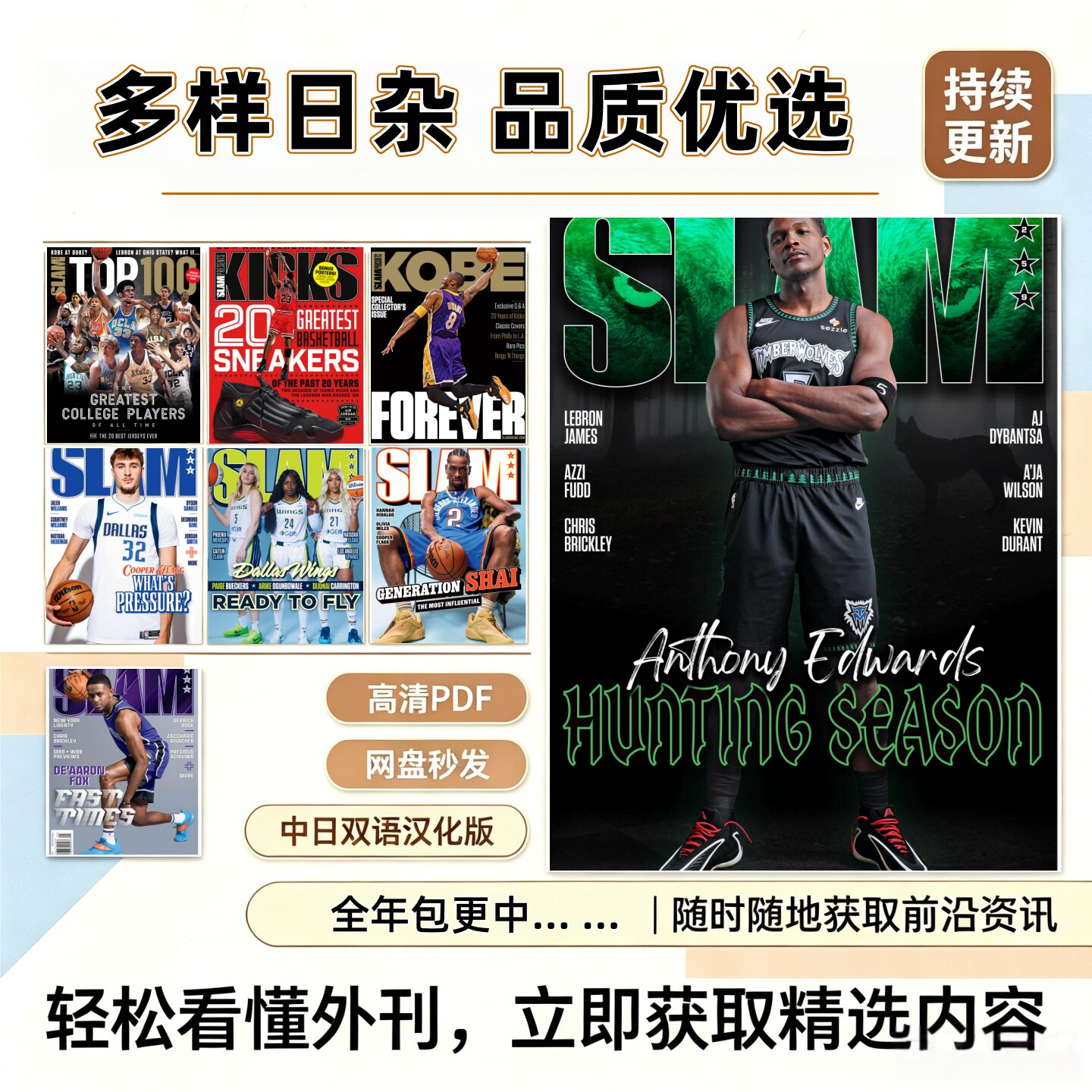 SLAM体育运动篮球英文电子资料
