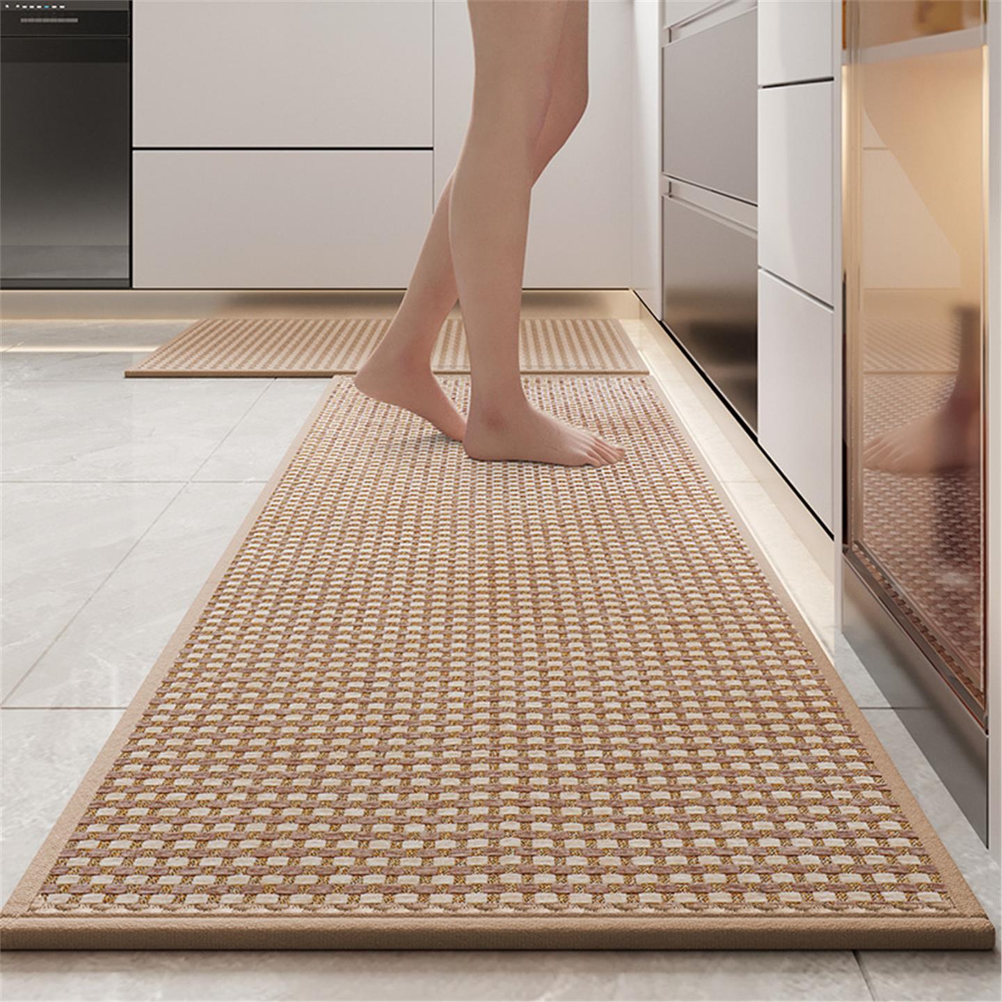 2025年新款厨房地垫专用高端吸水吸油耐脏免洗脚垫防滑长条型垫子