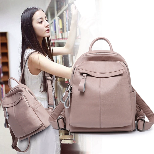 珂尔袋鼠 Рюкзак, сумка через плечо, модный универсальный ранец, коллекция 2023, из натуральной кожи, в корейском стиле