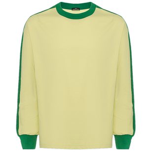 【索罗娜棉 不易变形】BODYWILD 圆领拼接长袖上衣t恤男ZBN41EH4