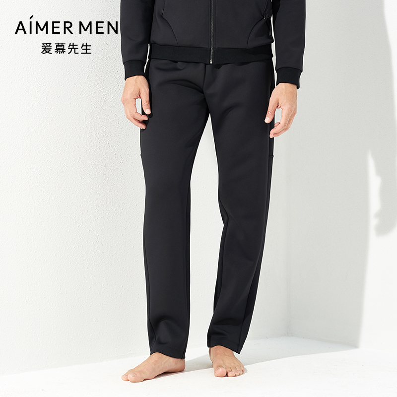 爱慕先生19AW太空棉外穿男士休闲秋冬长裤NS82C821