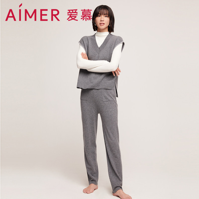 爱慕生活扭缝长裤am826671