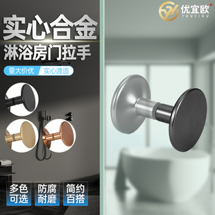 浴室玻璃门专用拉手304不锈钢卫生间淋浴房小把手配件推拉门手柄
