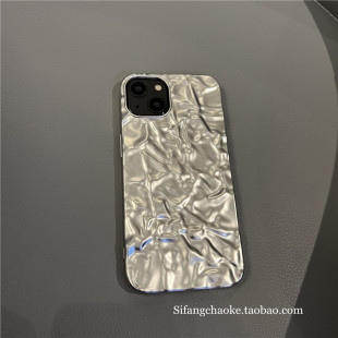 15pro 哑光褶皱适用iPhone17手机壳12Promax软7 12Pro 15promax手机套 8Plus全包11