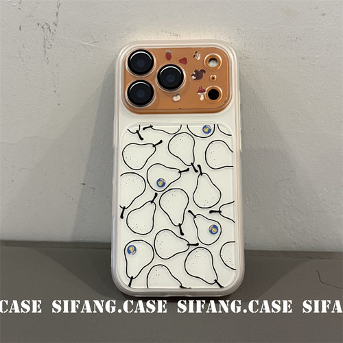彩色涂鸦雪梨大视窗适用iPhone17Promax手机壳16/16Pro壳个性16PM壳百搭17/17P