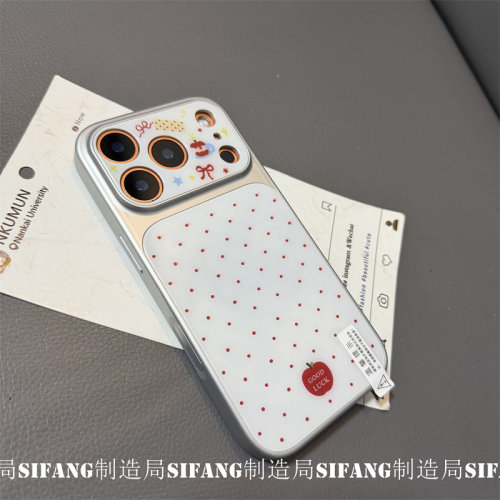 波点夏季新款少女心适用iPhone17ProMax手机壳16Pro壳16PM套个性百搭15P壳