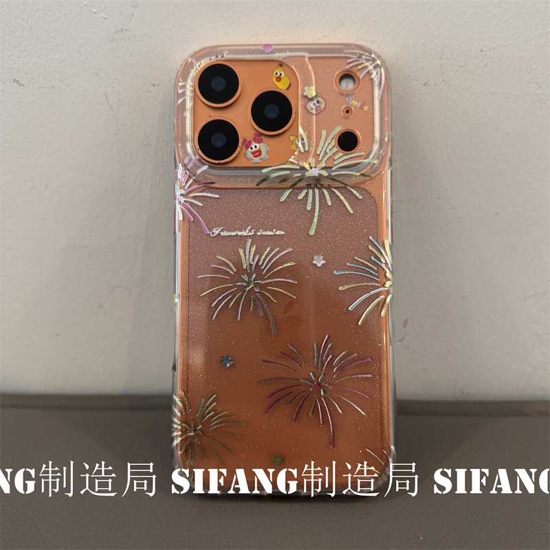 透色烟花秋冬款闪粉适用iPhone17Promax手机壳16/15Pro套14ProMax壳个性16P套,3C数码配件,手机保护套/壳,淘宝优惠券,粉丝福利购,淘宝优惠卷