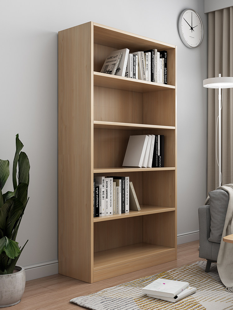 书架落地靠墙客厅置物架卧室简约收纳架储物柜办公室隔断简易书柜