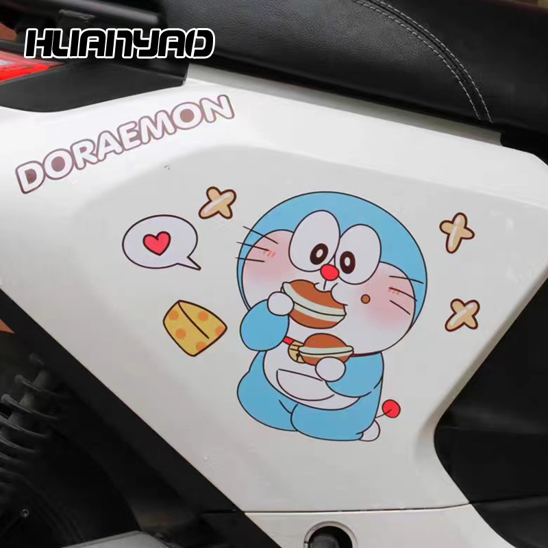 可爱创意划痕遮挡防水防晒电瓶车贴纸雅迪小牛九号爱玛电动车车贴