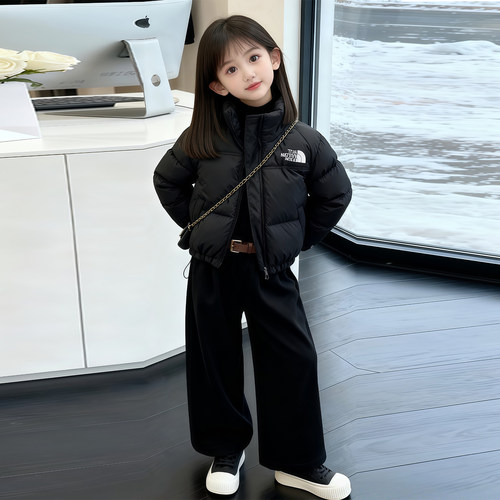 女童羽绒服冬季加厚洋气防寒外套
