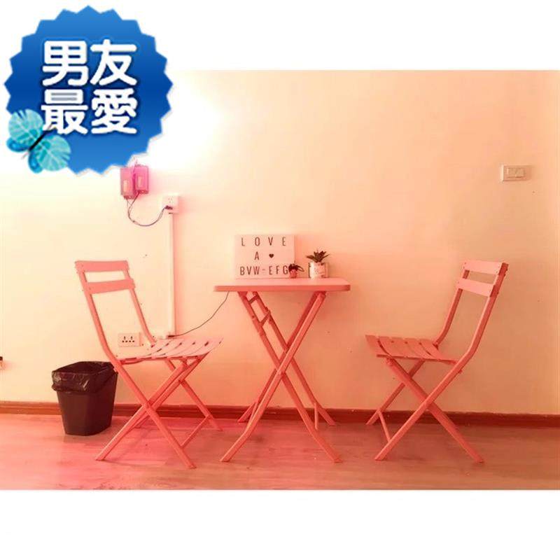 饭01桌青少年装扮酒吧宿舍粉色桌椅折叠桌橱窗饭堂工艺品酒店桌椅|ruв категории Домашний быт, украшения - от Buy2taobao.com для оказания профессиональной услуги покупки агента Taobao