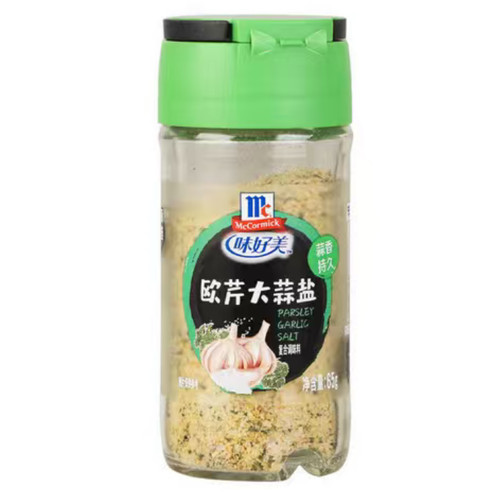 27/2/15 临期 味好美（MC MCCORMICK）欧芹大蒜盐65g 西餐调味料