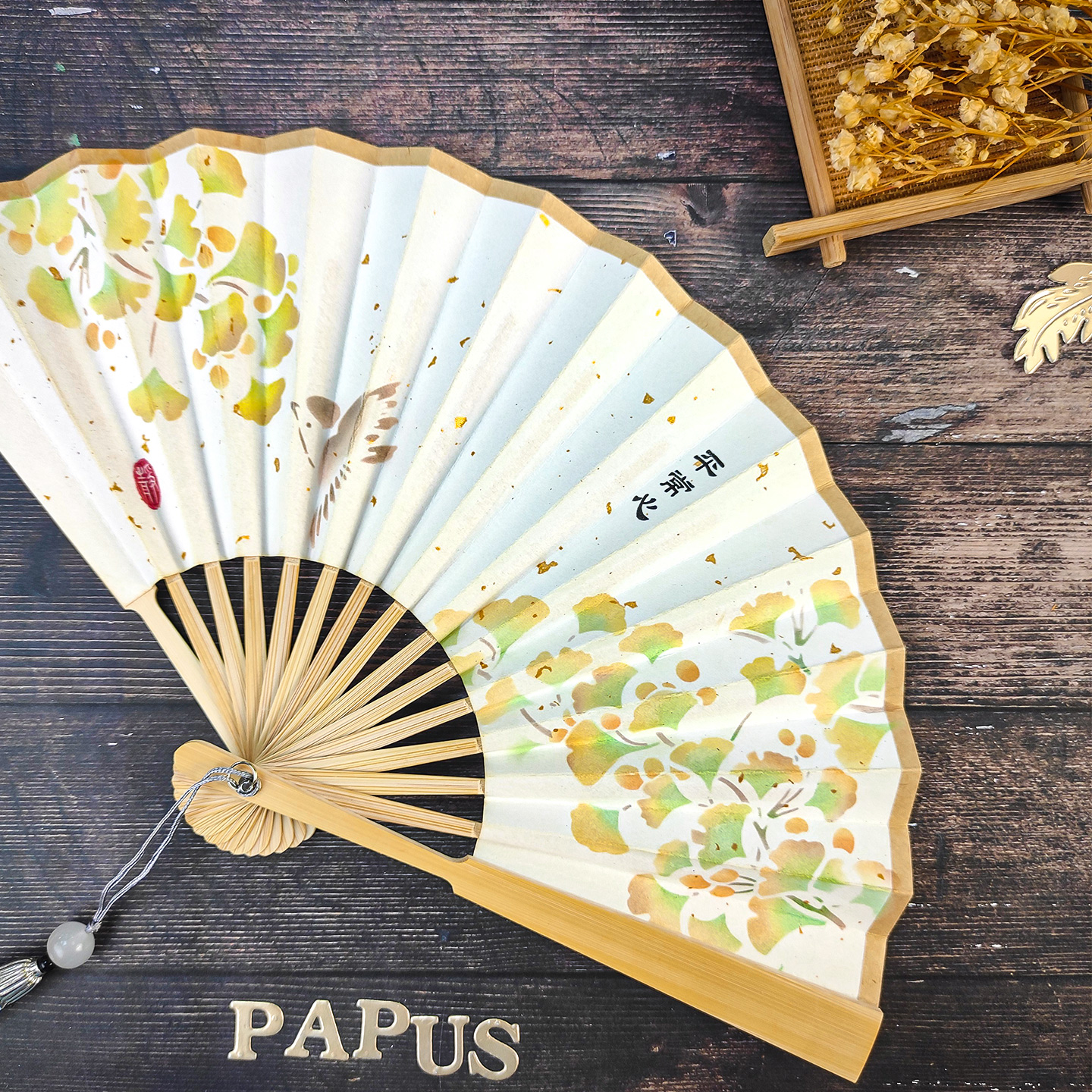 PAPUS原创拓印 中国风镂空板遮蔽板 古风手账手工DIY上色工具