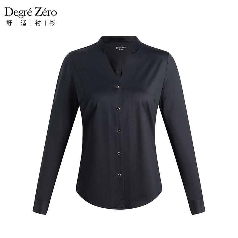DegreZero衬衫简约优雅长袖女士