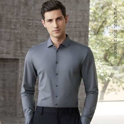 【天然免烫抗皱】Degre Zero零度衬衫120s匹马棉商务衬衣男士长袖