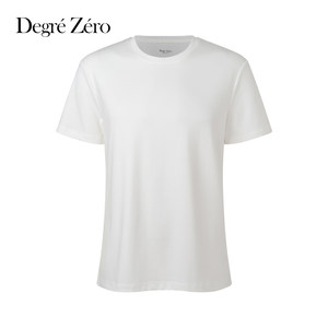 DegreZero短袖简约青年白T恤