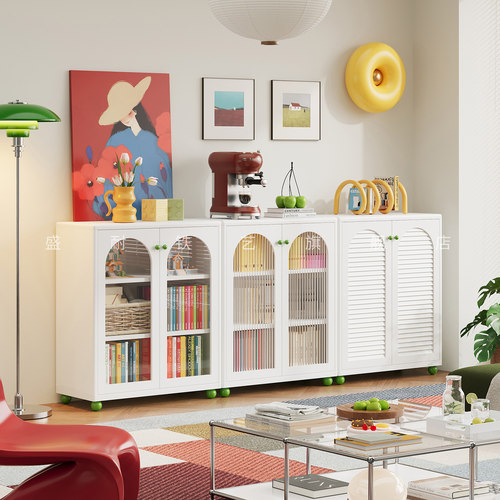 盛耐新型金属书架小型拱形门书柜