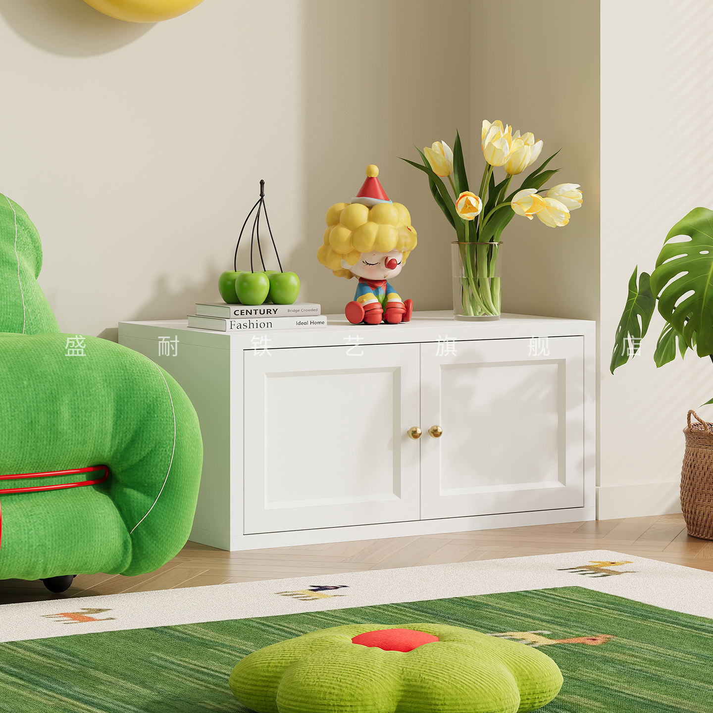 盛耐2米高550深组合衣柜顶柜衣橱