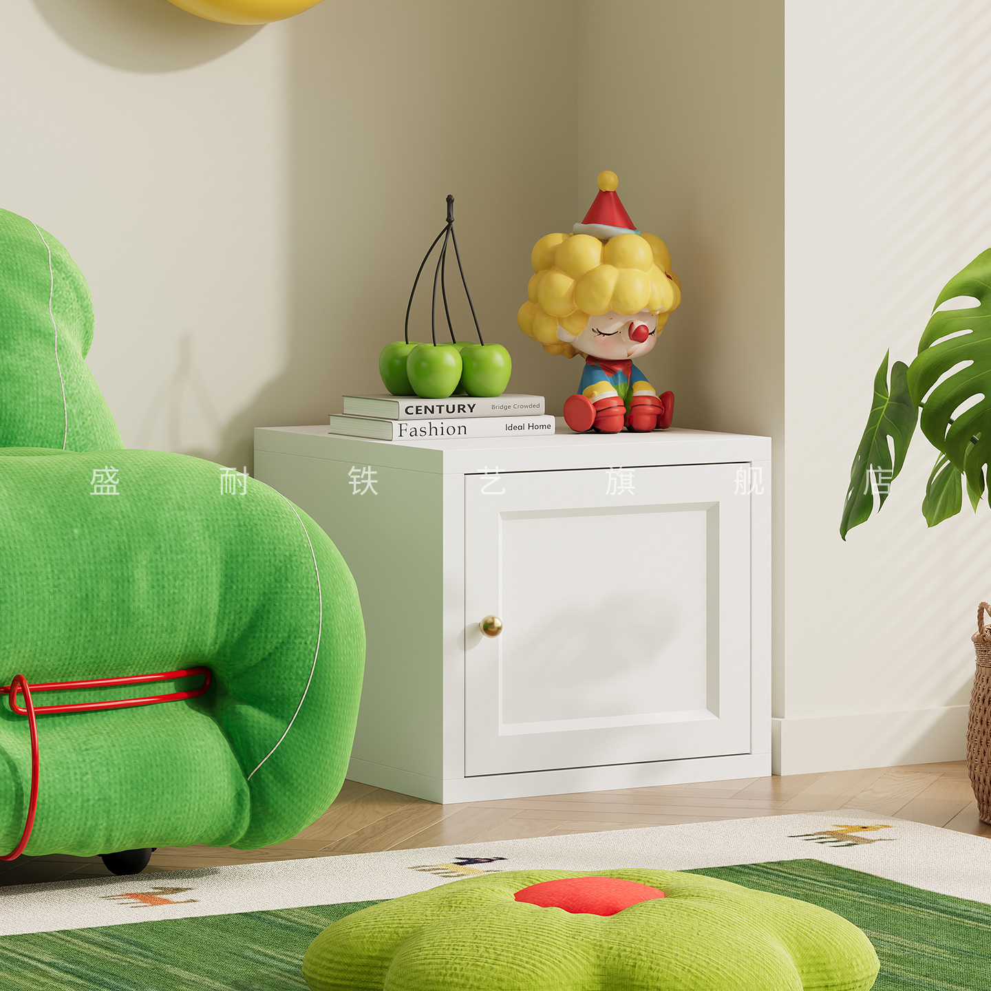 盛耐2米高550深组合衣柜顶柜衣橱