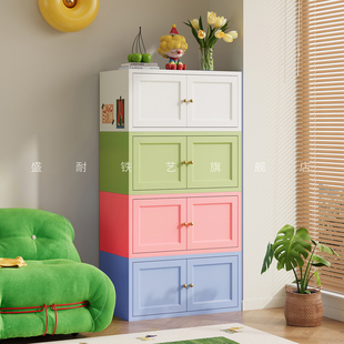 钢制飘窗书柜窄柜收纳柜家用客厅储物柜阳台窗边柜防水防晒铁皮柜