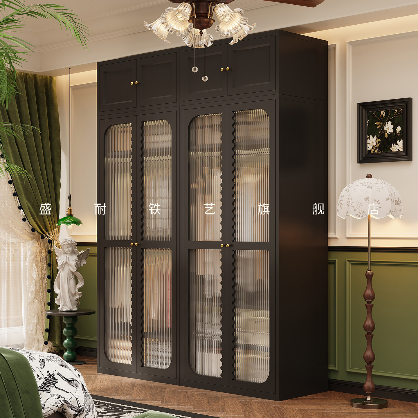 铁艺衣柜家用卧室现代简约儿童衣橱钢制环保收纳储物柜组合大衣柜,住宅家具,自由组合衣柜,淘宝优惠券,粉丝福利购,淘宝优惠卷