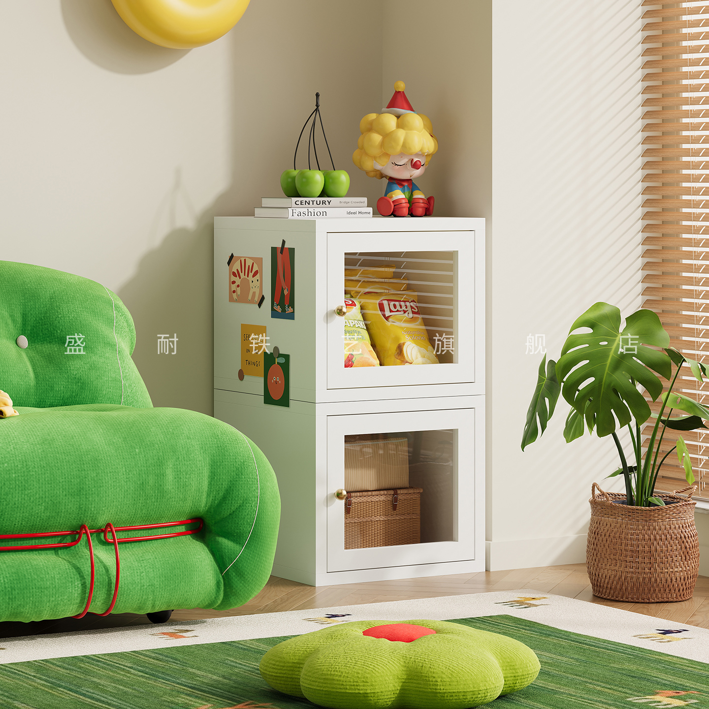 创意可移动边柜客厅多功能置物柜