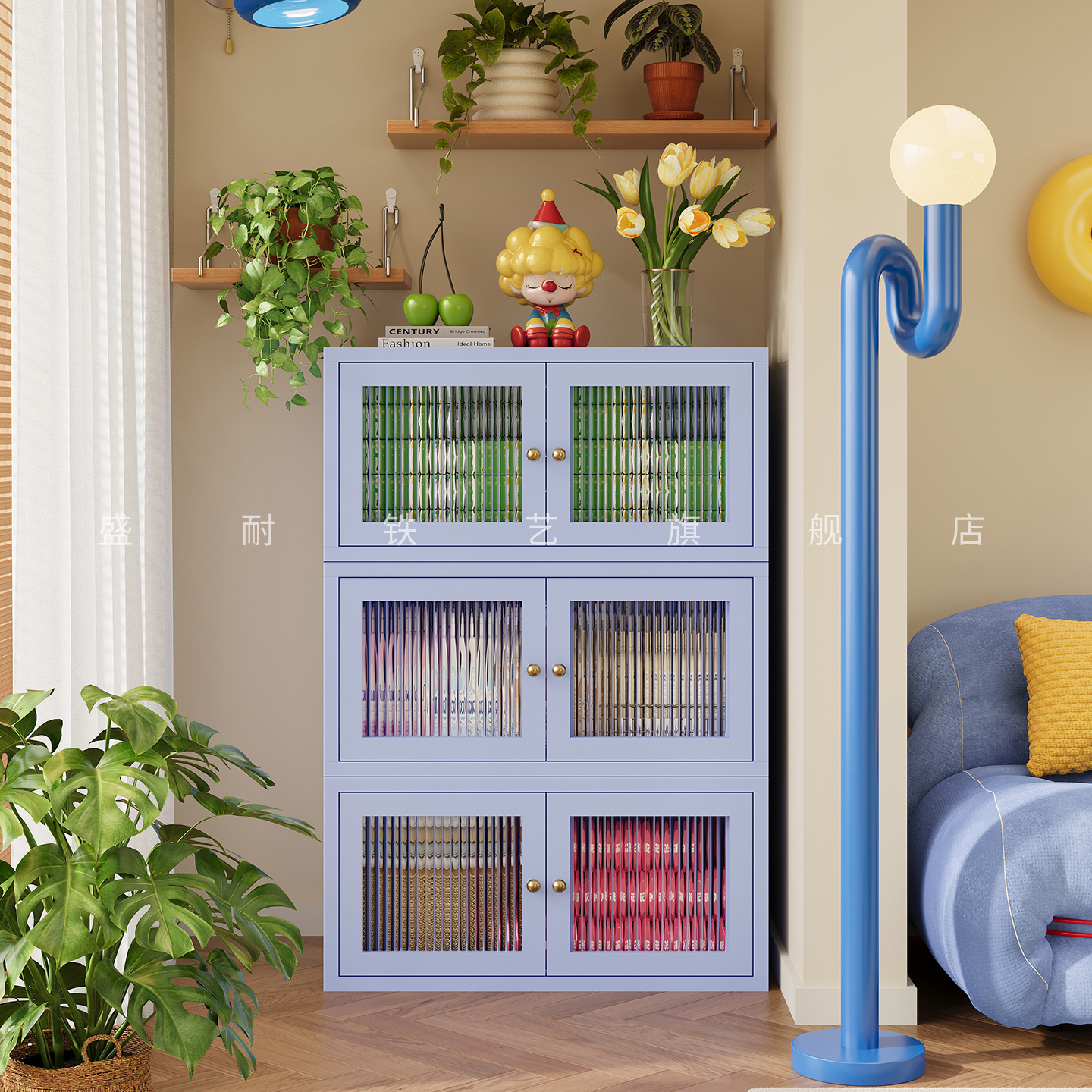 阳台收纳柜防水防晒室外大容量柜