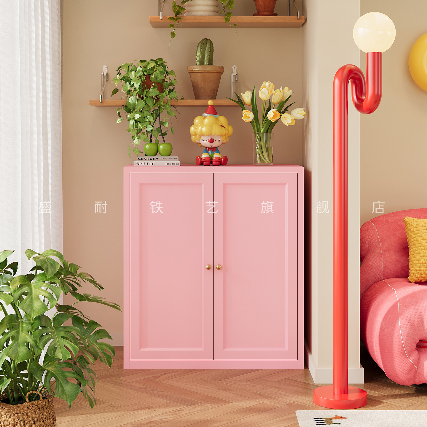 钢制家用阳台储物柜大容量杂物柜