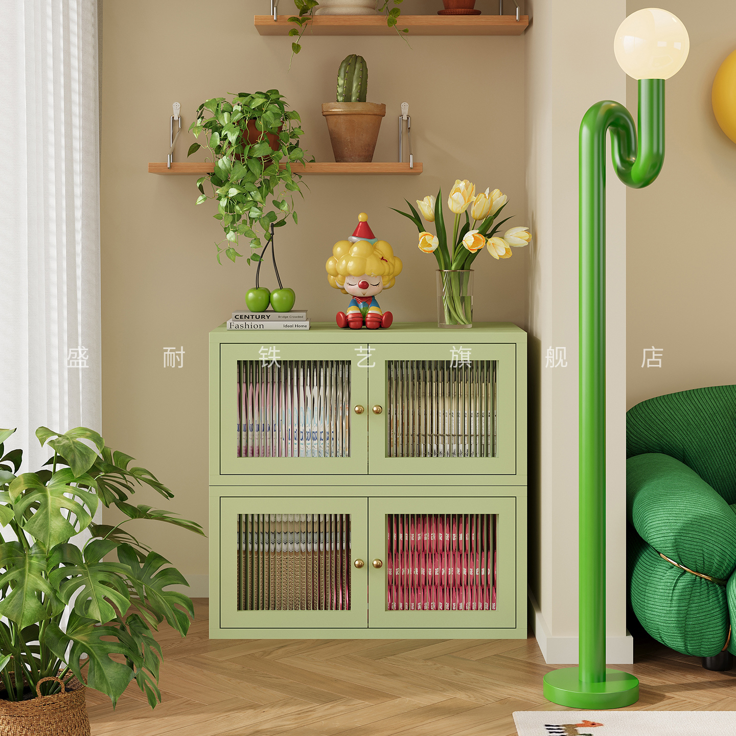 阳台收纳柜防水防晒室外大容量柜