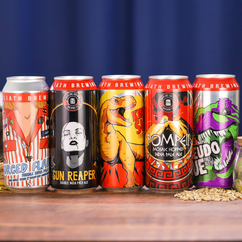 满分精酿 击倒巨人 暴龙之王/太阳之神双倍浑浊ipa美国精酿啤酒