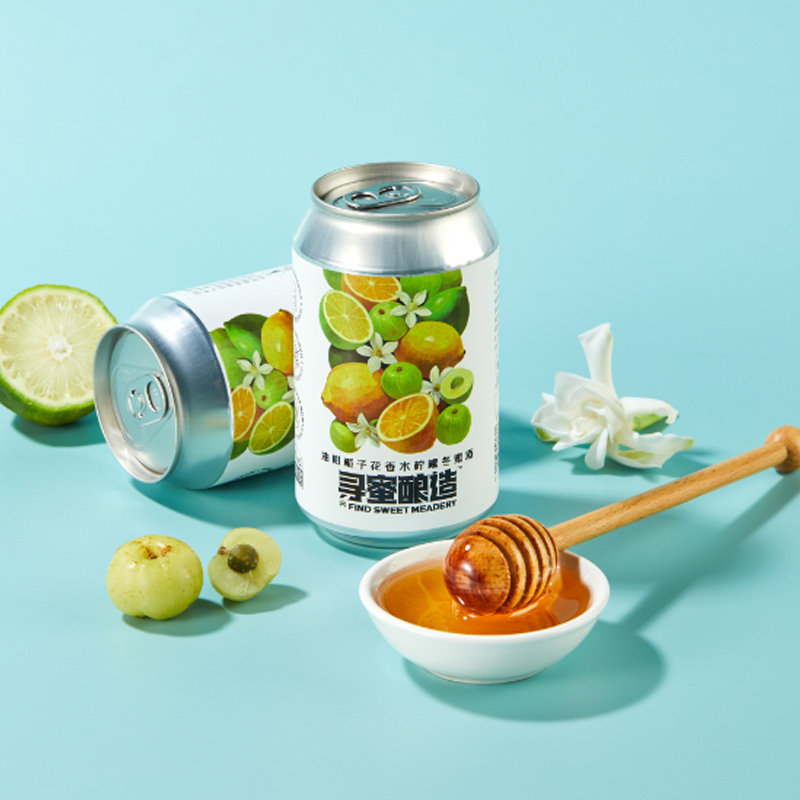 寻蜜酿造精酿啤酒猕猴桃/凤梨/芭乐/青提/水蜜桃女士果酒蜜酒微醺