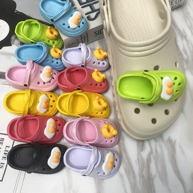 可爱迷你洞洞鞋鞋扣洞洞鞋配饰